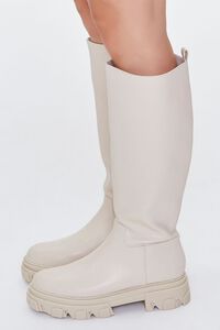 CREAM Faux Leather Calf-High Boots, image 2