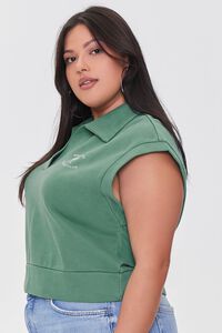 Plus Size Racquet Club Pullover, image 2