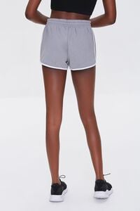 HEATHER GREY Active Contrast-Trim Dolphin Shorts, image 4