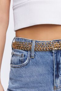 GOLD Layered Curb Chain Belt, image 2