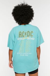 TEAL/MULTI Plus Size ACDC Who Made Who Graphic Tee, image 3