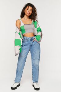 Colorblock Cropped Tank Top, image 4
