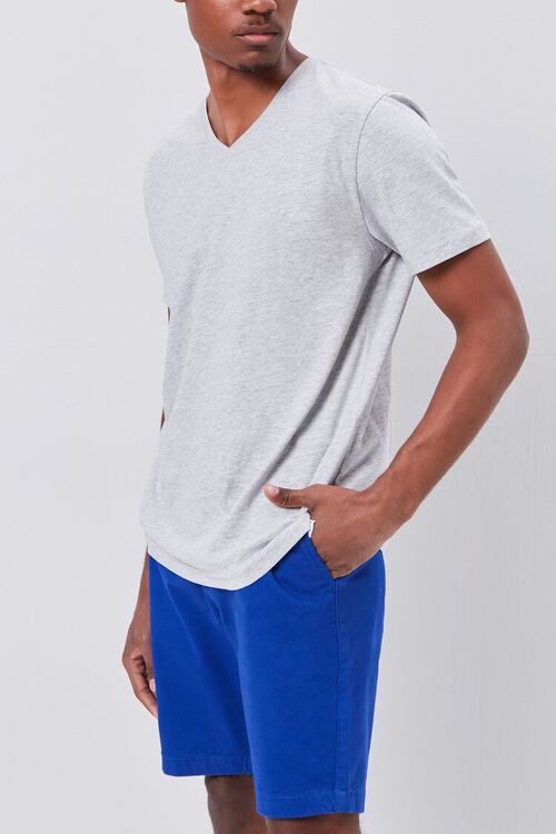 BLUE Relaxed Woven Shorts, image 1