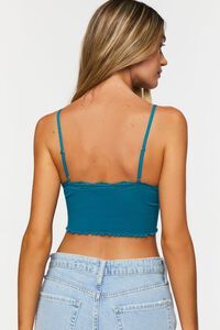 TEAL Seamless Lace-Trim Bralette, image 4