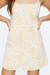 YELLOW/MULTI Floral Print Cami Mini Dress, image 6
