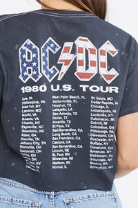BLACK/MULTI ACDC Tour Graphic Cropped Tee, image 6