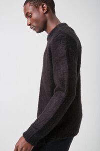 BLACK Brushed Purl Knit Sweater, image 2