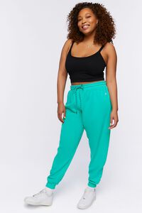 MERMAID Plus Size Active French Terry Joggers, image 1