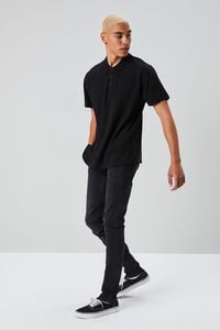 BLACK Short-Sleeve Polo Shirt, image 4