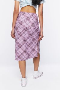 DUSK/MULTI Plaid A-Line Midi Skirt, image 4