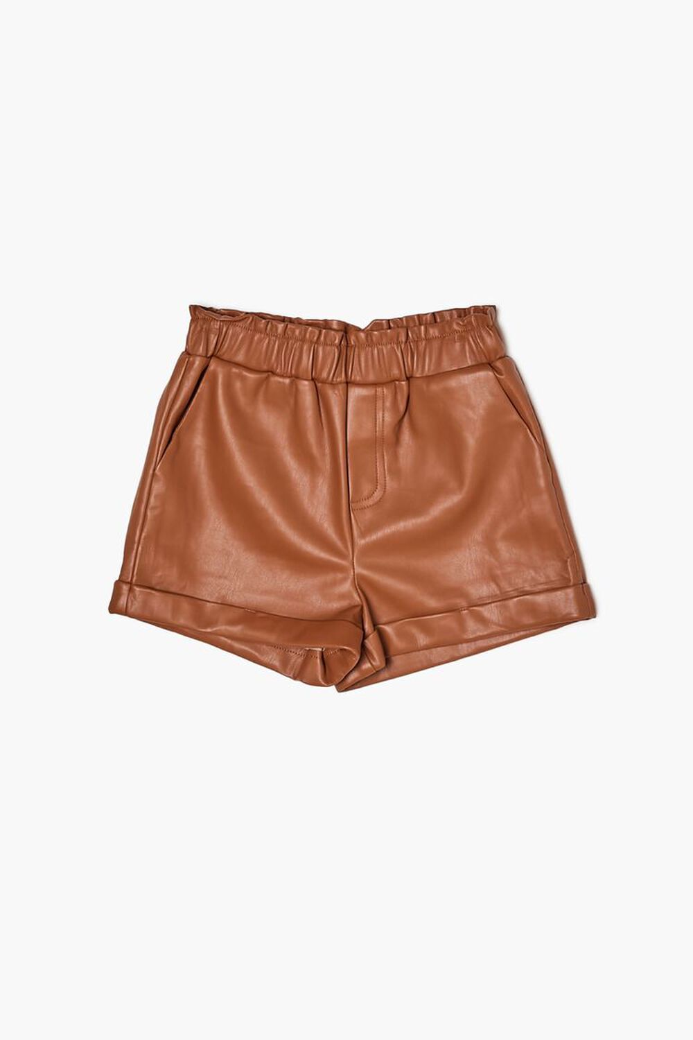 WALNUT Girls Faux Leather Shorts (Kids), image 3