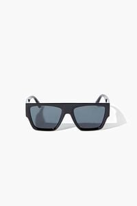 BLACK/BLACK Square Frame Sunglasses, image 1