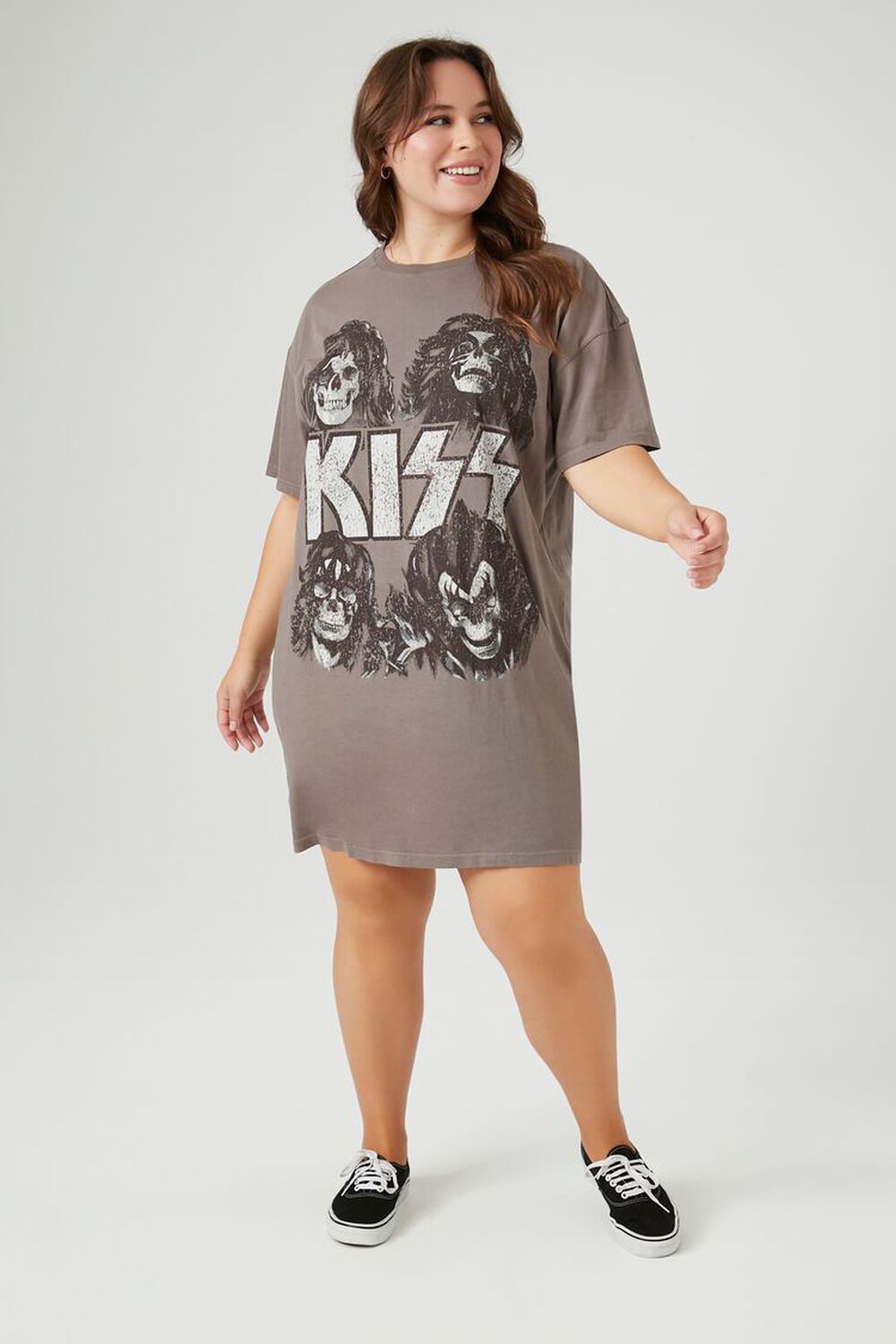 Plus Size Graphic T-Shirt Dress