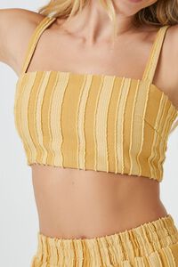 GOLDENROD Striped Cropped Cami, image 5