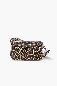 TAN/MULTI Leopard Print Shoulder Bag, image 1