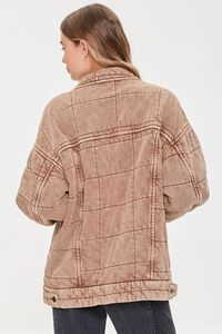 TAUPE Mineral Wash Quilted Jacket, image 4