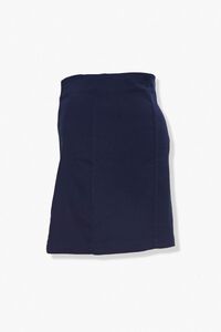Plus Size Vented Mini Skirt, image 2