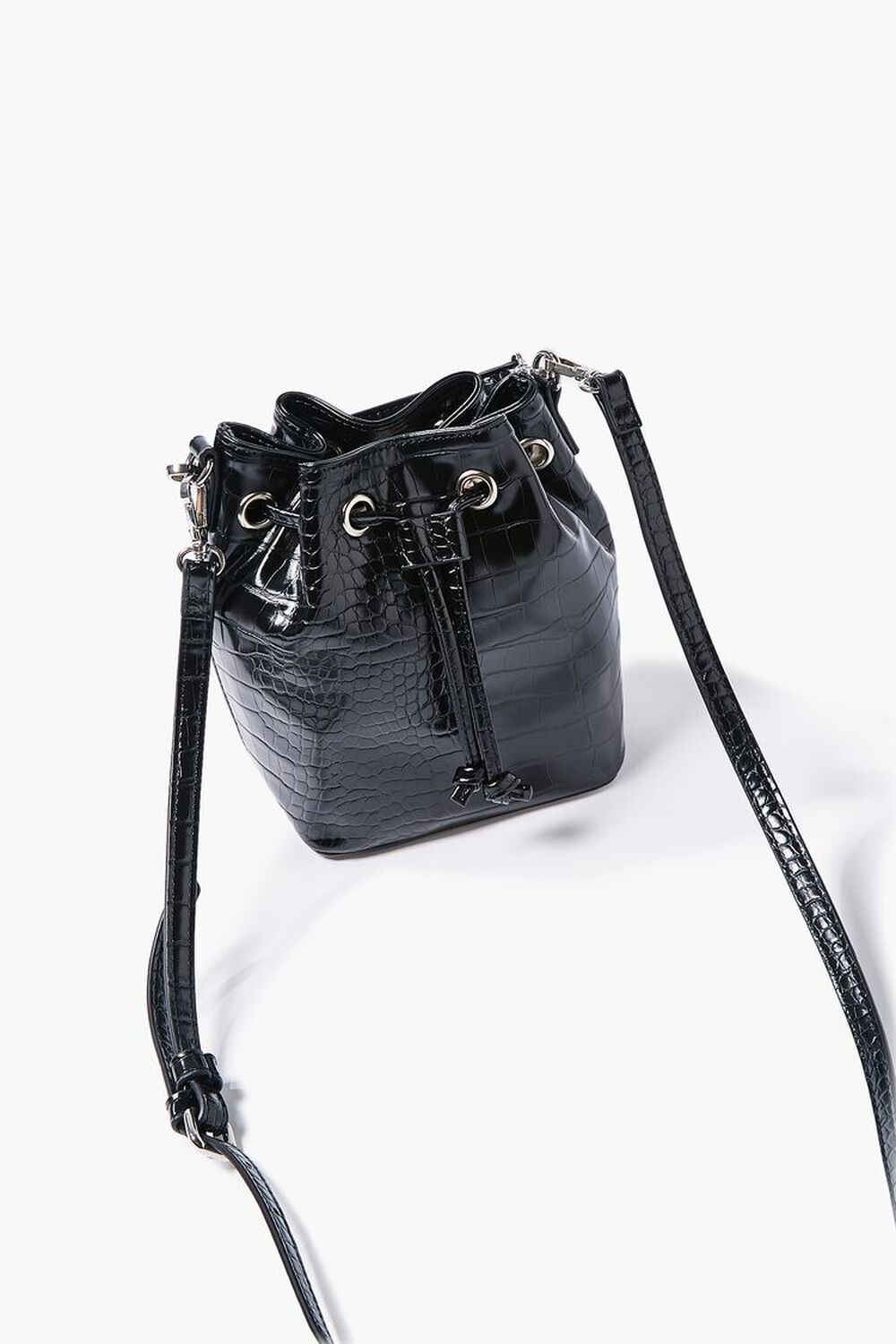 Forever 21 Bucket Bags : Buy Forever 21 Faux Leather Cylinder Crossbody Bag  Online