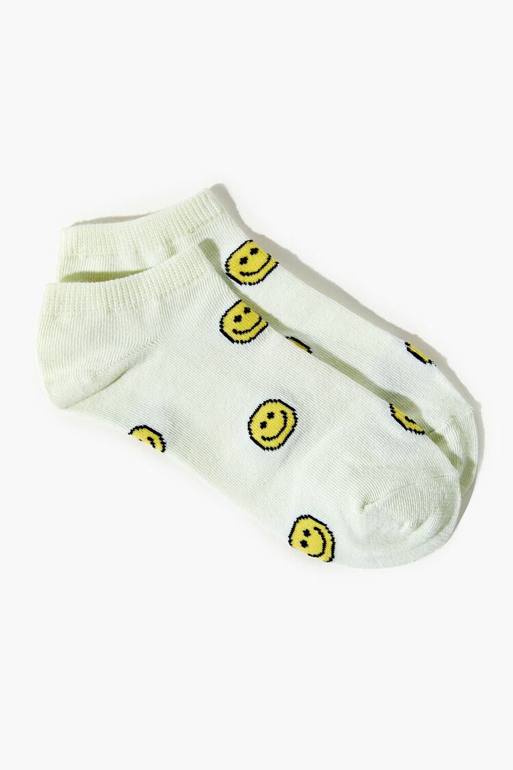 Happy Face Print Ankle Socks, image 2