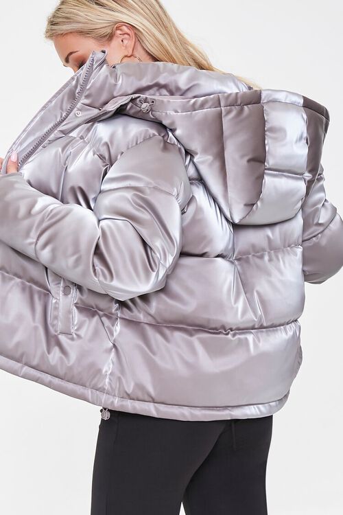 PEWTER Quilted Puffer Jacket, image 3