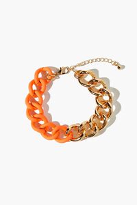 Colorblock Chunky Chain Bracelet, image 1