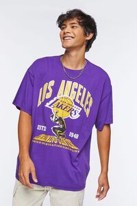 PURPLE/MULTI Los Angeles Lakers Graphic Tee, image 1