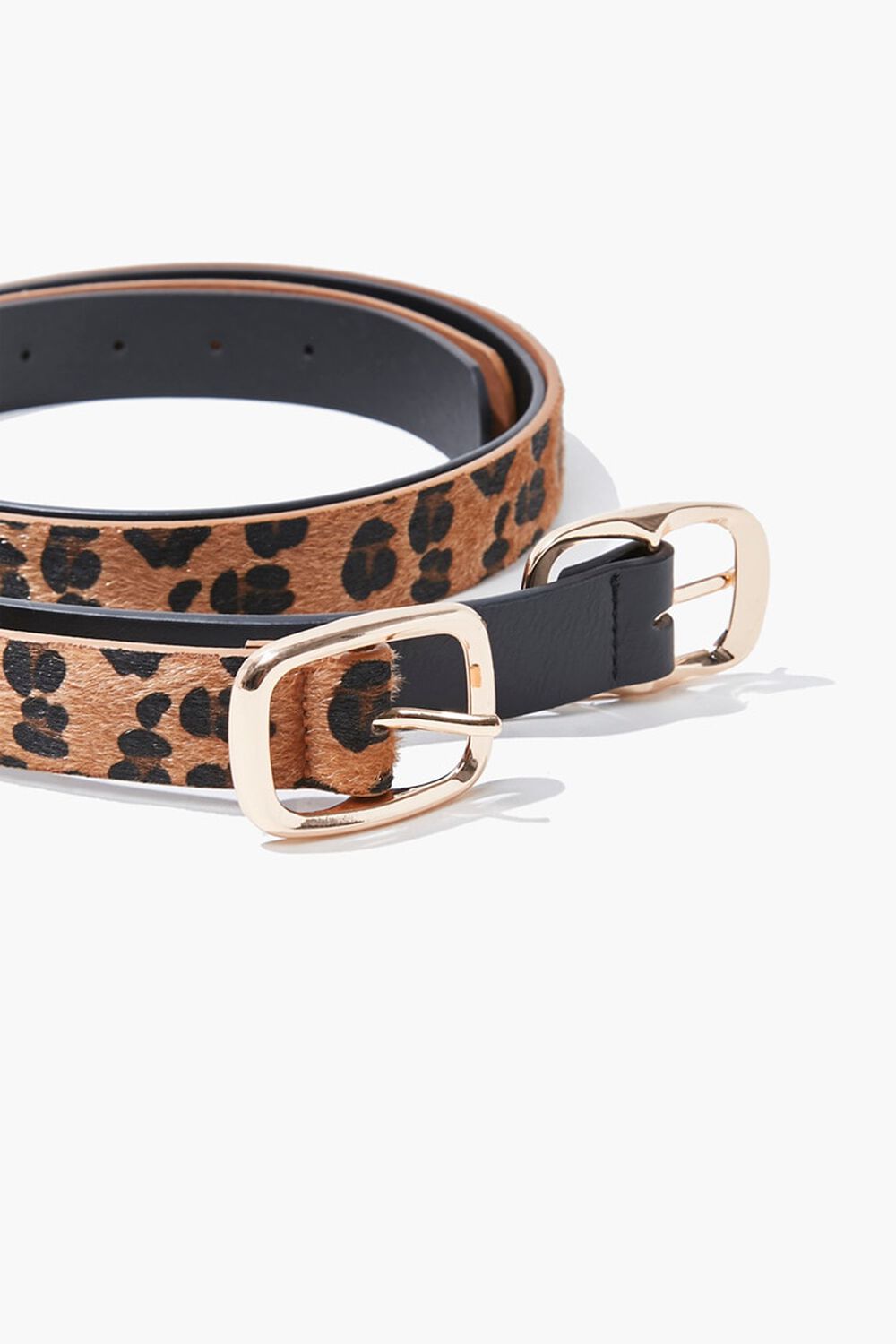 Leopard Print Waist Belt Set