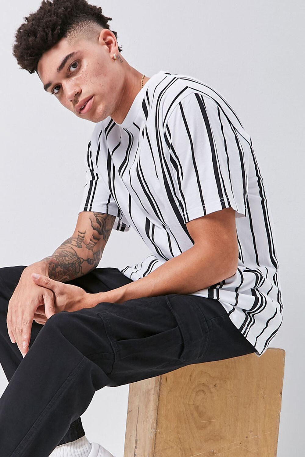 Vertical Striped Tee, image 1