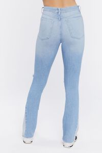LIGHT DENIM Distressed Bootcut Jeans, image 4