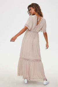 SAND   Lace-Trim Maxi Dress, image 5