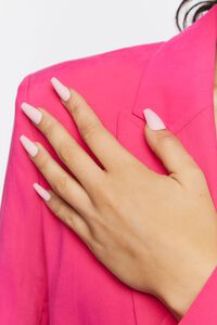 PINK Opaque Coffin Press-On Nails, image 2