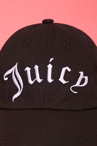 BLACK/WHITE Embroidered Juicy Cap, image 3