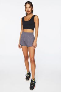 GREY Active High-Rise Dolphin Shorts, image 5