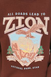 BROWN/MULTI Zion Graphic Pullover, image 5