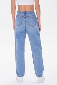 DENIM/MULTI Relaxed Butterfly Patch Jeans, image 4