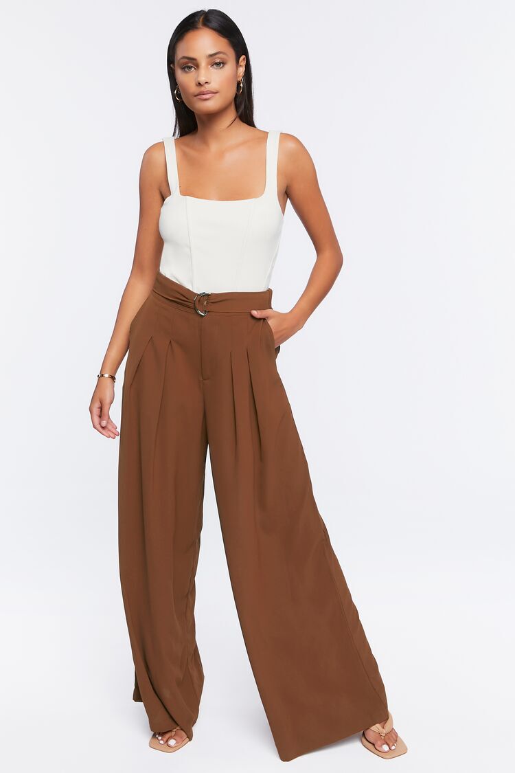 Palazzo Pants - Brown Floral 50% OFF - Soul Song Life - 100%Cotton