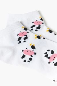 Cow Print Ankle Socks, image 3