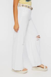 WHITE Distressed High-Rise Jeans, image 3