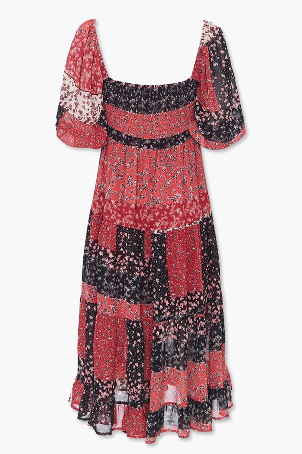 RED/MULTI Ditsy Floral Midi Dress, image 2