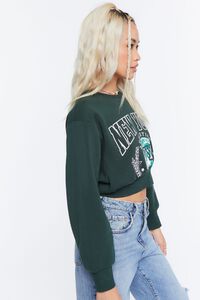 GREEN/MULTI New York Graphic Cropped Pullover, image 2