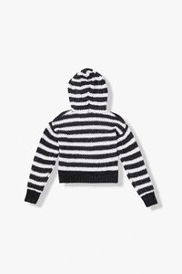 Girls Striped Hooded Sweater (Kids), image 2