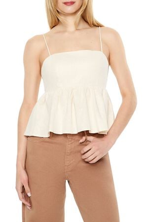 Cropped Flounce Cami