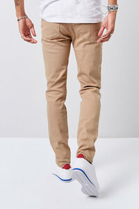 Distressed Slim-Fit Chino Pants, image 3
