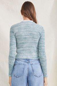 PATINA/CREAM Marled Cardigan Sweater, image 3