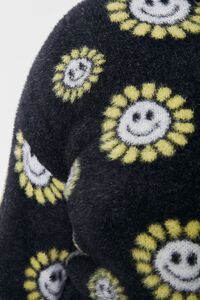 BLACK/MULTI Plus Size Daisy Print Sweater, image 5