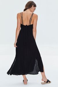 BLACK Surplice Cami Maxi Dress, image 3