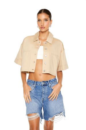 Hot Womens Sexy Clubwear Faux-Leather Cropped Jacket Zip Short Coat Shirt