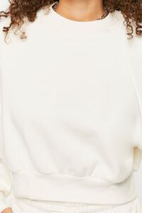 CREAM Fleece Raglan Pullover, image 5