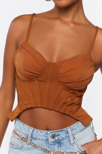 CAMEL Cropped Bustier Cami, image 5