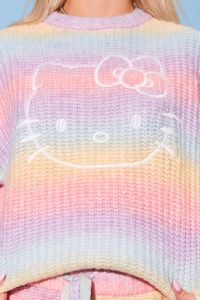 PURPLE/MULTI Embroidered Hello Kitty Sweater, image 5